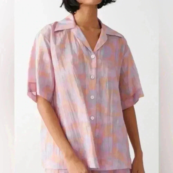 & OTHER STORIES Boxy Button Up Shirt sz 6 - Picture 1 of 7